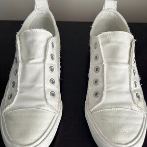 Rag STQ white canvas sneakers-Women's